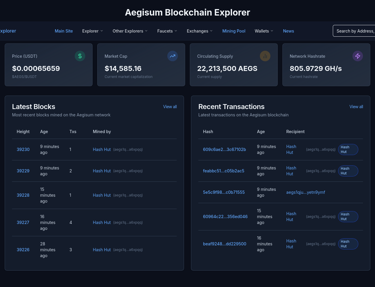 Open Source Block Explorer